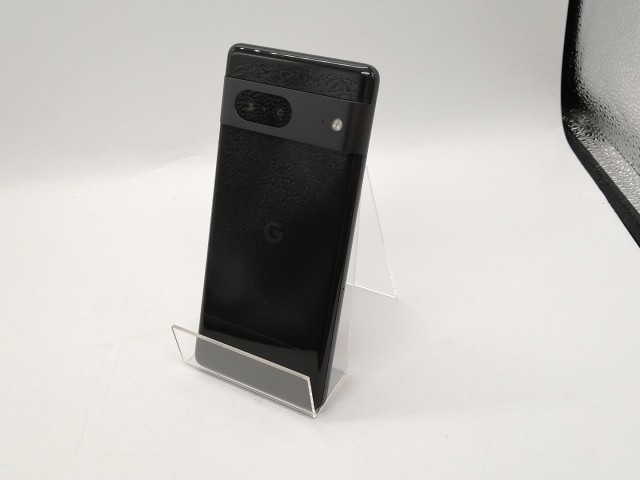 【中古】【赤ロム保証あり】Google au 【SIMフリー】 Pixel 7 オブシディアン 8GB 128GB G03Z5【大須アメ横】保証期間１ヶ月【ランクA】