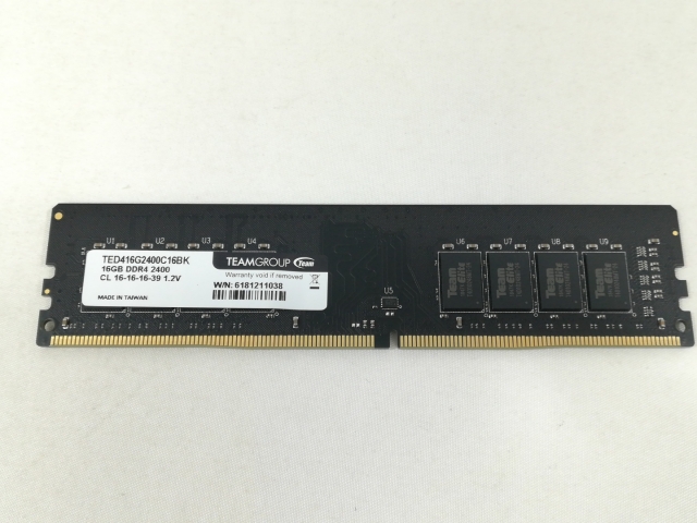 【中古】DDR4 16GB PC4-19200(DDR4-2400)【デスクトップPC用】【大阪本店】保証期間１週間