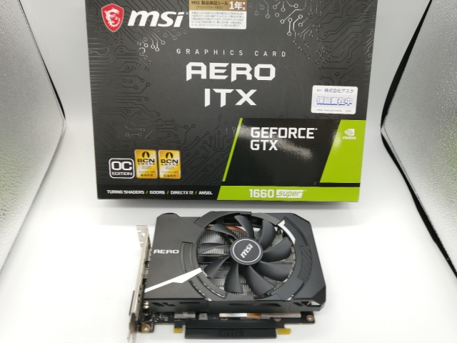 MSI ジーフォース GTX 1660 SUPER AERO ITX OC 中古 MSI GeForce GTX