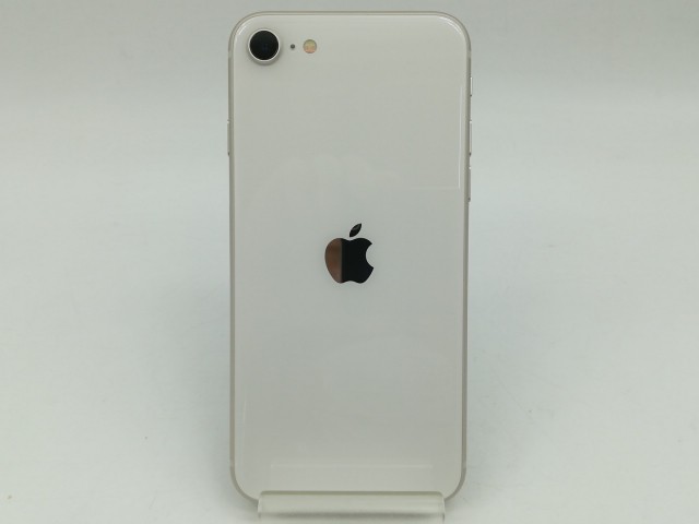 【中古】Apple au 【SIMフリー】 iPhone SE（第3世代） 256GB スターライト MMYK3J/A【大須】保証期間１ヶ月【ランクB】