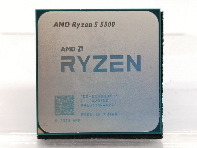 中古】AMD Ryzen 5 5500 (3.6GHz/TC:4.2GHz) bulk AM4/6C/12T/L3 16MB/