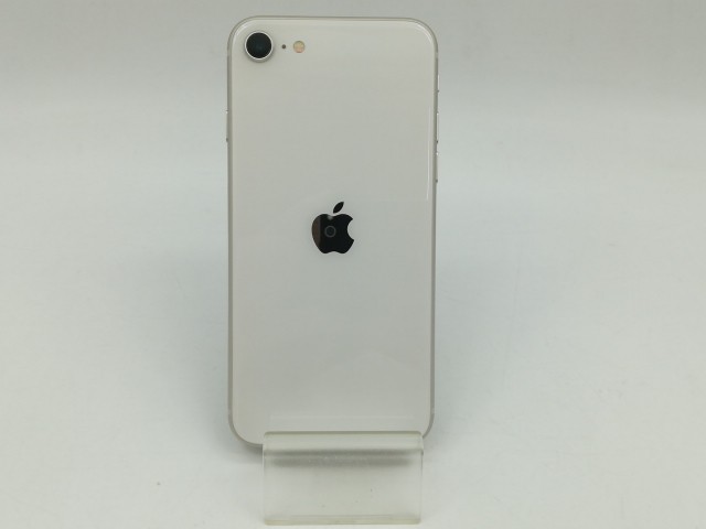 【中古】Apple au 【SIMフリー】 iPhone SE（第3世代） 256GB スターライト MMYK3J/A【三宮センター】保証期間１ヶ月【ランクA】