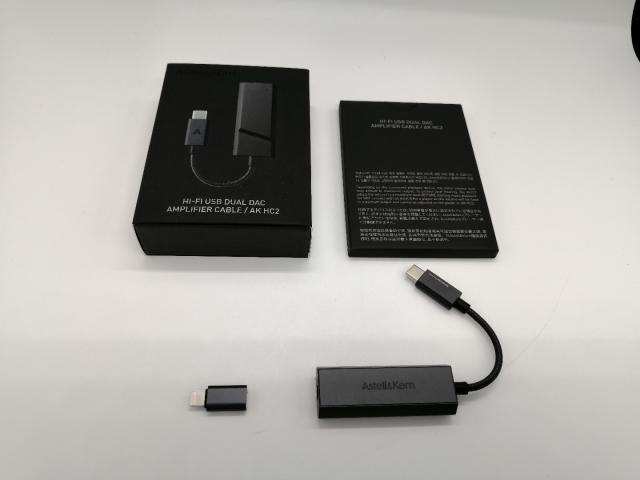 〔中古〕ASTELL＆KERN ポータブルUSB-DAC Midnight Blue IRV-AK-HC2-MB 中古Astell\u0026Kern AK HC2 Ayaka Ohashi Edition [声優アーティスト