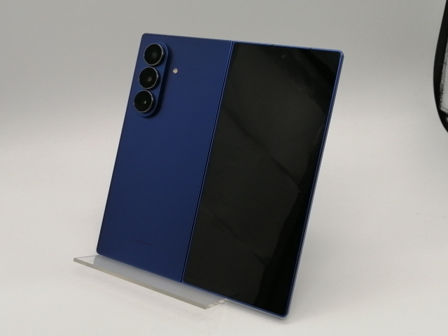 【中古】【赤ロム保証あり】SAMSUNG au 【SIMフリー】 Galaxy Z Fold7 ブルーシャドウ 12GB 256GB SCG34【大阪本店】保証期間１ヶ月【ランクA】