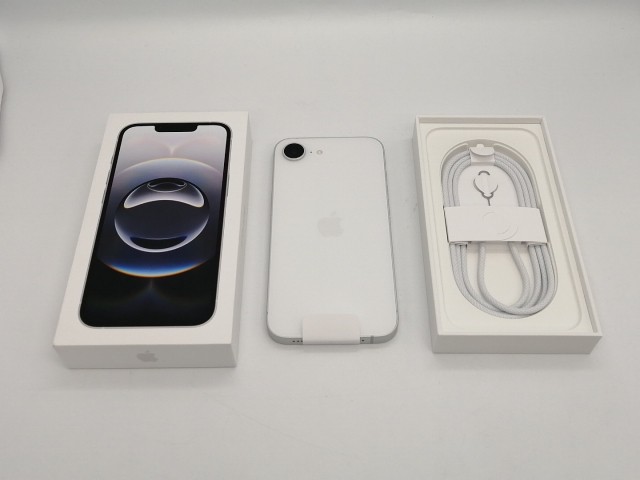 【祝開店！大放出セール開催中】 iPhone 【SIMフリー】 国内版 未使用】Apple 16e ホワイト 128GB トップス