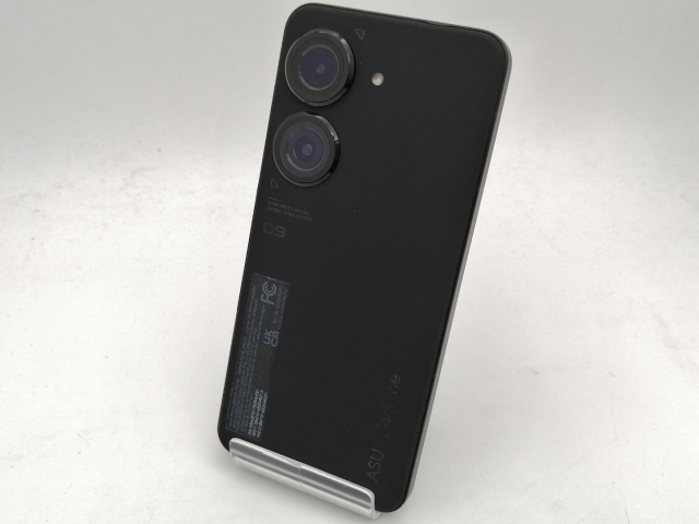 【中古】ASUS 国内版 【SIMフリー】 Zenfone 9 8GB 128GB ミッドナイトブラック ZF9-BK8S128【なんば】保証期間１ヶ月【ランクB】