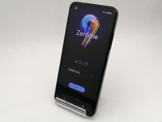 【中古】ASUS 国内版 【SIMフリー】 Zenfone 9 8GB 128GB ミッドナイトブラック ZF9-BK8S128【なんば】保証期間１ヶ月【ランクB】_1