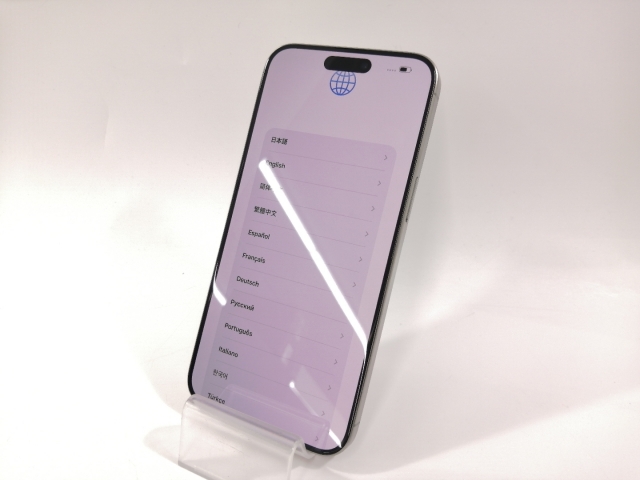 【中古】Apple 国内版 【SIMフリー】 iPhone 15 Pro Max 256GB ナチュラルチタニウム MU6R3J/A【大阪本店】保証期間１ヶ月【ランクA】