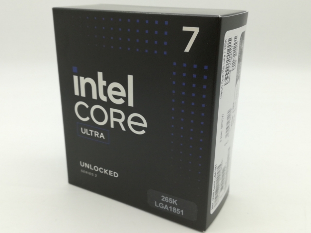 こうき 未使用】Intel Core Ultra 7 265K(3.9GHz) Box LGA1851/20C(P:8C