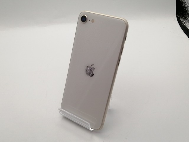 【中古】Apple 国内版 【SIMフリー】 iPhone SE（第3世代） 64GB スターライト MMYD3J/A【大須アメ横】保証期間１ヶ月【ランクB】