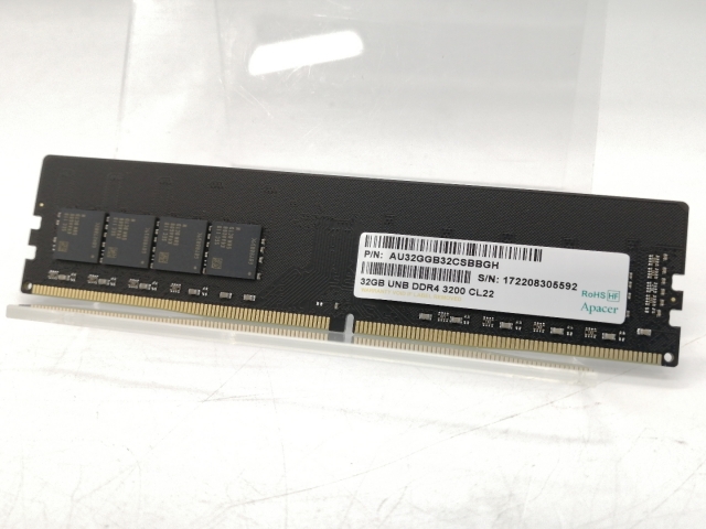 中古】DDR4 32GB PC4-25600(DDR4-3200)【デスクトップPC用】 【大阪 