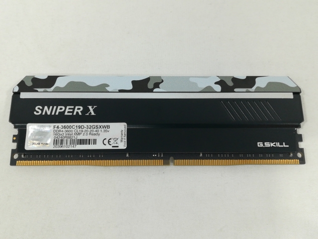 【中古】DDR4 16GB PC4-28800(DDR4-3600)【デスクトップPC用】【大阪本店】保証期間１週間