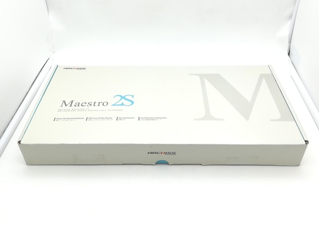 【未使用】ARCHISS Maestro 2S AS-KBM98/LRGB 赤軸 [黒/グレー]【ECセンター】保証期間１週間の通販は 11,684円