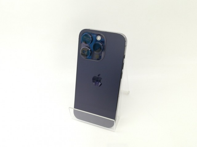 【中古】Apple 国内版 【SIMフリー】 iPhone 14 Pro 256GB ディープパープル MQ1E3J/A【三宮センター】保証期間１ヶ月【ランクB】