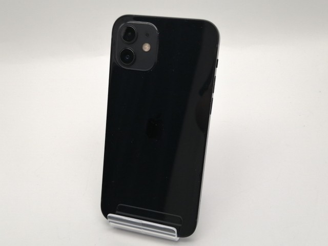 【中古】Apple SoftBank 【SIMロック解除済み】 iPhone 12 64GB ブラック MGHN3J/A【大須アメ横】保証期間１ヶ月【ランクB】