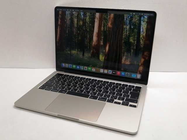 【美品】M2 MacBook Air 16GB / 512GB スターライト Apple M2 MacBookAir 13.6インチ スターライトカラー macbook air m2