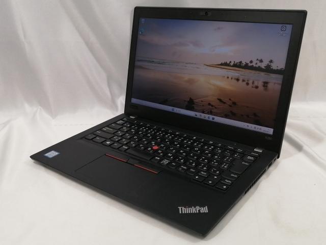【中古】Lenovo ThinkPad X280 20KES88T00 ブラック【i3-8130U 8G 128G(SSD) WiFi 12.5LCD(1920x1080)】【アリオ倉敷】保証期間１ヶ月【ランクB】