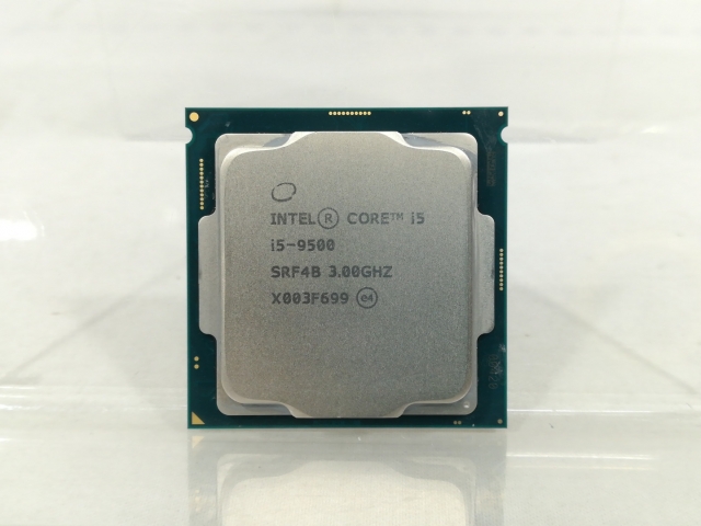 【中古】Intel Core i5-9500 (3GHz/TB:4.4GHz/SRF4B/U0) bulk LGA1151/6C/6T/L3 9M/UHD630/TDP65W【大阪本店】保証期間１週間