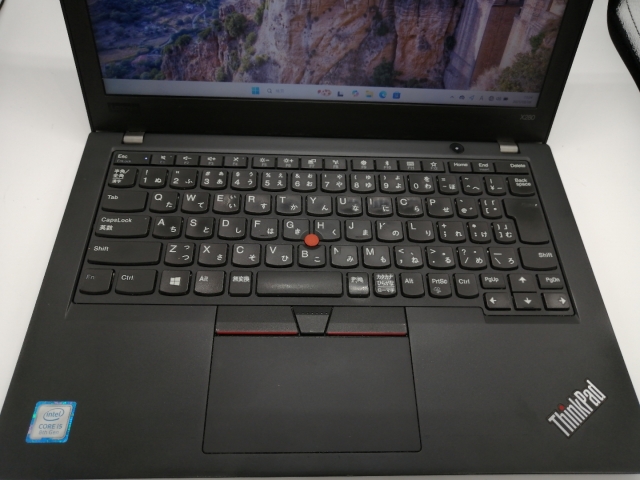 【中古】Lenovo ThinkPad X280 20KES25B00【i5-8250U 8G 256G(SSD) WiFi 12.5LCD(1366x768)】【小倉駅前】保証期間１ヶ月【ランクB】