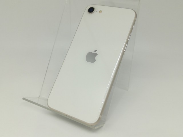 【中古】Apple SoftBank 【SIMフリー】 iPhone SE（第3世代） 64GB スターライト MMYD3J/A【日本橋3】保証期間１ヶ月【ランクA】