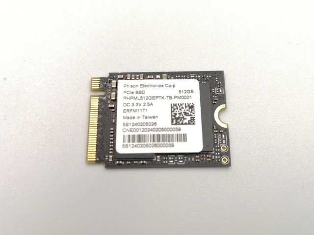 【中古】各社 512GB SSD (M.2 2230/PCIe4.0 NVMe)【大阪本店】保証期間１週間の通販は