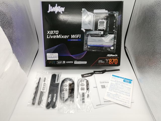 【中古】ASRock X870 Livemixer WiFi AM5/ATX【大阪本店】保証期間１週間_8
