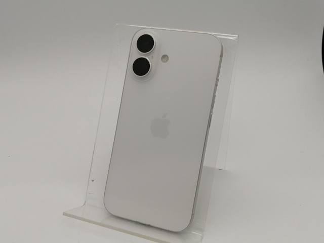 B*y様 SIMフリー iPhone 16 256GB 保証期間内 中古】Apple 国内版 【SIMフリー】 iPhone 16 256GB ホワイト MYDX3J/A