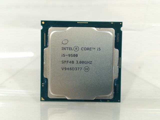 中古】Intel Core i5-9500 (3GHz/TB:4.4GHz/SRF4B/U0) bulk LGA1151/6C