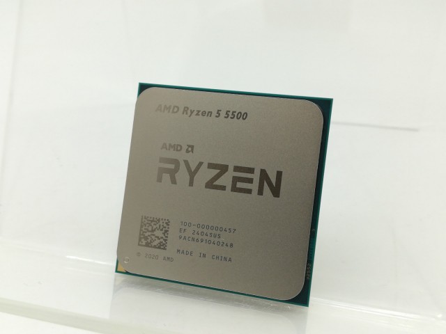 中古】AMD Ryzen 5 5500 (3.6GHz/TC:4.2GHz) bulk AM4/6C/12T/L3