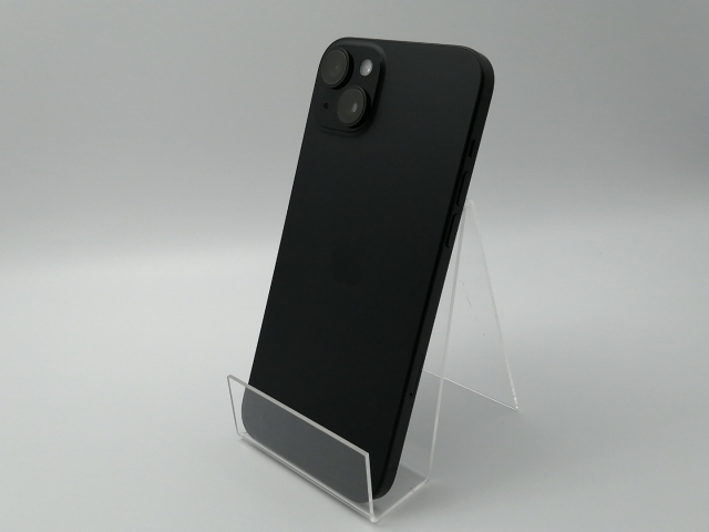 中古)Apple iPhone15 Plus 256GB ブラック MU0F3J/A SIMフリー