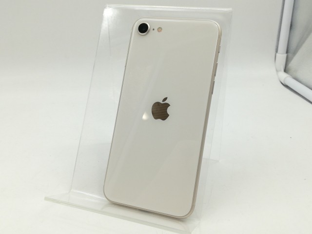 【中古】Apple au 【SIMフリー】 iPhone SE（第3世代） 256GB スターライト MMYK3J/A【京都】保証期間１ヶ月【ランクA】