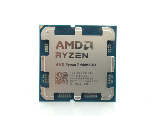 【中古】AMD Ryzen 7 9800X3D (4.7GHz/TC:5.2GHz) bulk AM5/8C/16T/L3 96MB/Radeon Graphics/TDP 120W【大阪本店】保証期間１週間