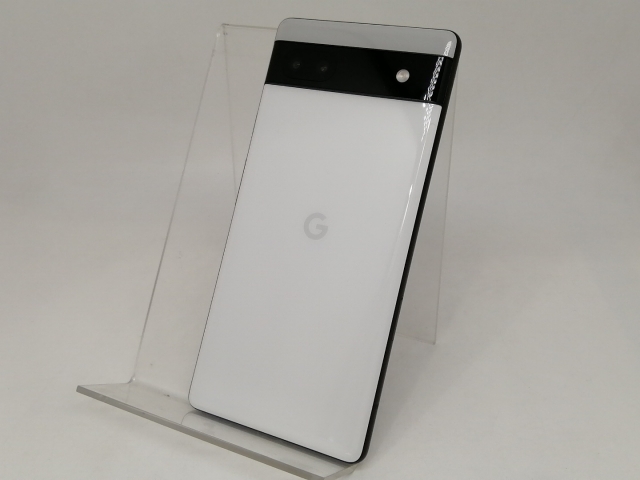 【中古】Google 国内版 【SIMフリー】 Pixel 6a チョーク 6GB 128GB GB17L【日本橋3】保証期間１ヶ月【ランクB】