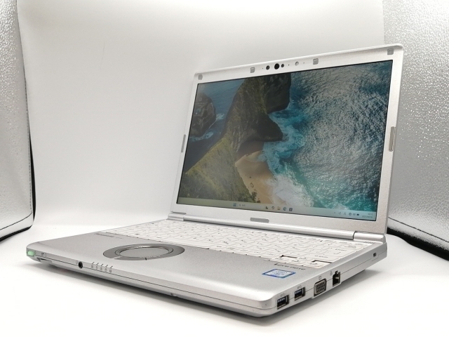 美品 Panasonic Let's note LV8 CF-LV8RDHVS 中古品〕 Lets note LV8 CF-LV8RDHVS シルバー【295】 中古】Panasonic