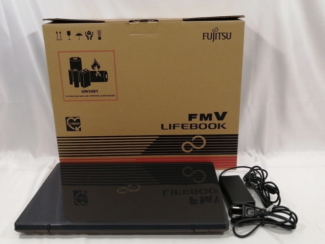 【中古】Fujitsu LIFEBOOK AH AH53/B3 FMVA53B3BZ【i7-8550U 8G 256G(SSD) BDマルチ 1GbE WiFi 15LCD(1920x1080)】【鹿児島中町】保証期間１ヶ月【ランクC】