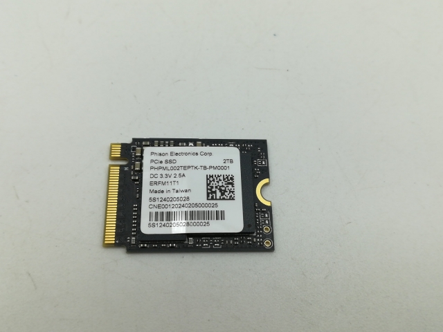【中古】各社 2TB SSD (M.2 2230/PCIe4.0 NVMe)【小倉駅前】保証期間１週間