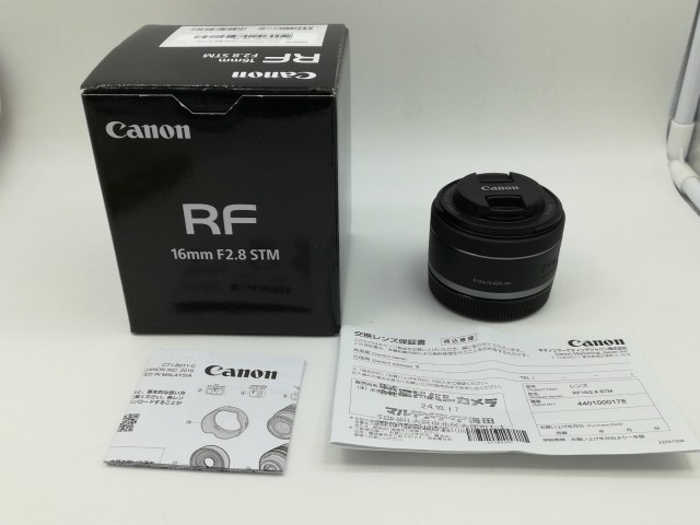 CANON RF16mm F2.8 STM 価格推移グラフ - 価格.com