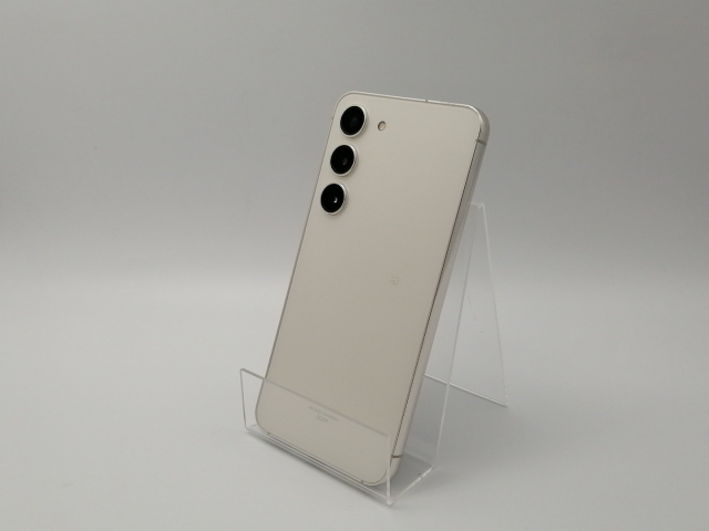 おまけ付き！Galaxy S23 SCG19 au版 クリーム Samsung Galaxy S23 SCG19 au クリーム 送料無料 即決 本体 c11483