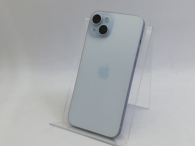 【中古】Apple 国内版 【SIMフリー】 iPhone 15 Plus 128GB ブルー MU0D3J/A【大宮東口】保証期間１ヶ月【ランクB】