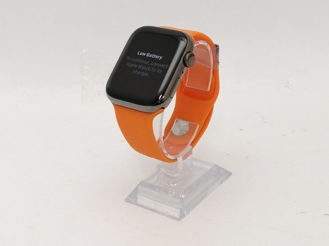 【中古】Apple Apple Watch Series8 45mm Cellular グラファイトステンレススチールケース/ミッドナイトスポーツバンド MNKU3J/A【新宿2】保証期間１ヶ月【ランクB】