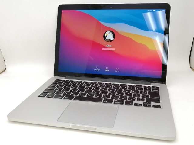 【中古】Apple MacBook Pro 13インチ Corei5:2.7GHz Retinaディスプレイモデル MF839J/A (Early 2015)【新宿2】保証期間１ヶ月【ランクB