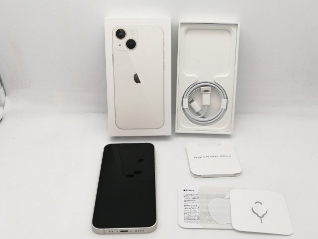 【中古】Apple 国内版 【SIMフリー】 iPhone 13 mini 128GB スターライト MLJE3J/A【新宿2】保証期間１ヶ月【ランクC】_7