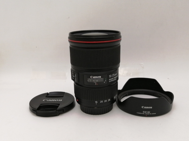 【中古】Canon EF 16-35mm F4L IS USM (Canon EFマウント)【新宿2】保証期間１ヶ月【ランクB】