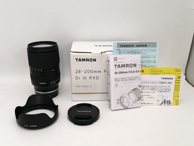 【中古】TAMRON 28-200mm F/2.8-5.6 Di III RXD (Model A071) (SONY Eマウント(FE))【新宿2】保証期間１ヶ月【ランクB】_9