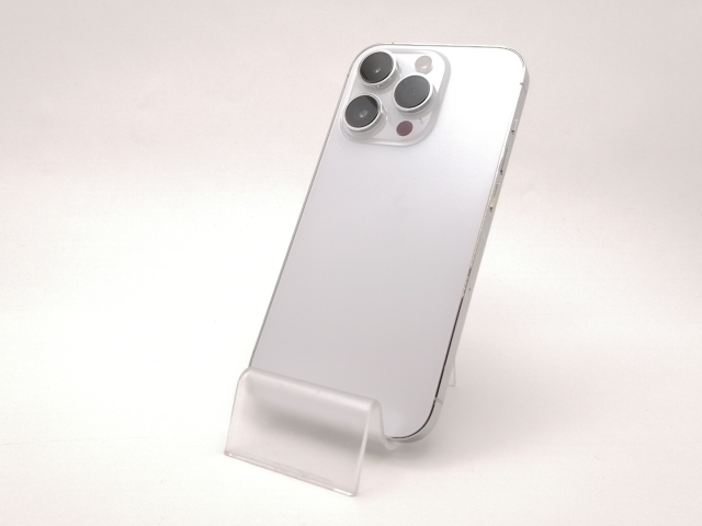 【中古】Apple au 【SIMフリー】 iPhone 14 Pro 128GB シルバー MQ013J/A【新宿東口】保証期間１ヶ月【ランクA】