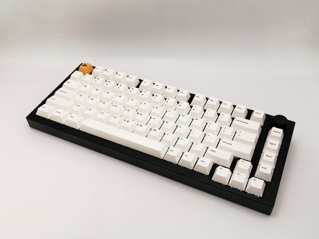 【中古】GLORIOUS ゲーミングキーボード GMMK PRO 75% Pre-built ANSI - Black Slate(英語配列) ブラック/ホワイト GLO-GMMK-P75-FOX-B [有線 /USB]【新宿】保証期間１週間