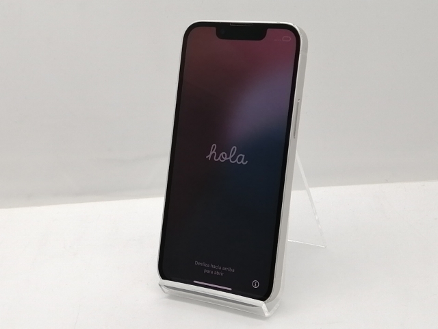 【中古】Apple 国内版 【SIMフリー】 iPhone 13 mini 128GB スターライト MLJE3J/A【新宿2】保証期間１ヶ月【ランクC】