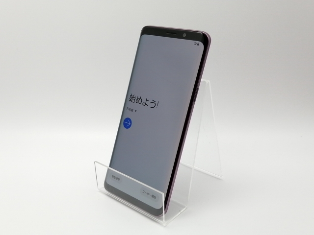 中古】SAMSUNG au 【SIMロック解除済み】 Galaxy S9 SCV38
