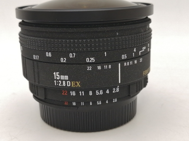 中古】SIGMA 15mm F2.8 EX DG DIAGONAL FISHEYE (Nikon Fマウント