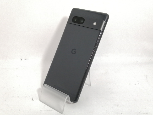 【中古】Google au 【SIMフリー】 Pixel 7a チャコール 8GB 128GB G82U8【新宿】保証期間１ヶ月【ランクC】